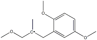 (2,5-Dimethoxy-benzyl)-(2-methoxy-1-methyl-ethyl)-,,结构式