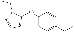 (4-Ethyl-phenyl)-(2-ethyl-2H-pyrazol-3-ylmethyl)-,,结构式