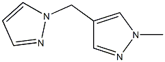 1-(1-Methyl-1H-pyrazol-4-ylmethyl)-1H-pyrazol- Structure