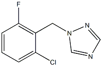 1-(2-Chloro-6-fluoro-benzyl)-1H-[1,2,4]triazol- 结构式