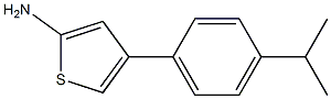 2-Amino-4-(4-isopropyl-phenyl)-thiophene-|