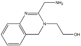 2-Aminomethyl-3-(2-hydroxy-ethyl)-3H-quinazolin-,,结构式