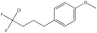 4-Chloro-4,4-difluoro-1-(4-methoxy-phenyl)-butane-|