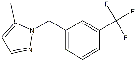 5-Methyl-1-(3-trifluoromethyl-benzyl)-1H-pyrazol- 结构式