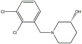 (3R)-1-(2,3-dichlorobenzyl)piperidin-3-ol Structure