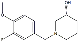 (3R)-1-(3-fluoro-4-methoxybenzyl)piperidin-3-ol|