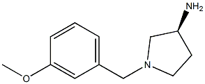 (3S)-1-(3-methoxybenzyl)pyrrolidin-3-amine Structure