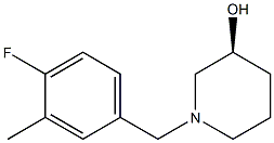 (3S)-1-(4-fluoro-3-methylbenzyl)piperidin-3-ol Structure