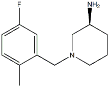 (3S)-1-(5-fluoro-2-methylbenzyl)piperidin-3-amine