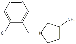 1-(2-chlorobenzyl)pyrrolidin-3-amine Struktur