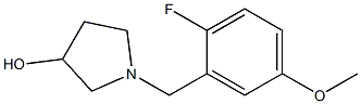 1-(2-fluoro-5-methoxybenzyl)pyrrolidin-3-ol Structure