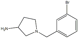 1-(3-bromobenzyl)pyrrolidin-3-amine Structure