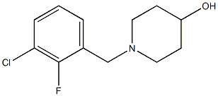 1-(3-chloro-2-fluorobenzyl)piperidin-4-ol Structure