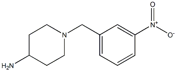 1-(3-nitrobenzyl)piperidin-4-amine,,结构式