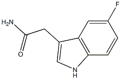 2-(5-fluoro-1H-indol-3-yl)acetamide Struktur