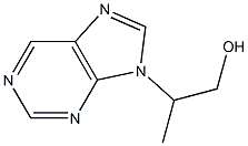 2-(9H-purin-9-yl)propan-1-ol 结构式