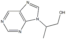 2-(9H-purin-9-yl)propan-1-ol Structure