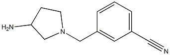 3-[(3-aminopyrrolidin-1-yl)methyl]benzonitrile|