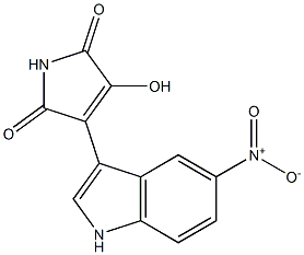  3-hydroxy-4-(5-nitro-1H-indol-3-yl)-1H-pyrrole-2,5-dione