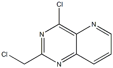 4-chloro-2-(chloromethyl)pyrido[3,2-d]pyrimidine,,结构式