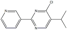 4-chloro-5-(1-methylethyl)-2-pyridin-3-ylpyrimidine Structure