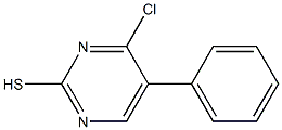 4-chloro-5-phenylpyrimidine-2-thiol Struktur