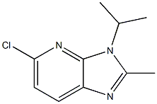 5-chloro-2-methyl-3-(1-methylethyl)-3H-imidazo[4,5-b]pyridine 化学構造式