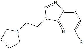 5-chloro-3-(2-pyrrolidin-1-ylethyl)-3H-imidazo[4,5-b]pyridine