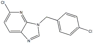 5-chloro-3-(4-chlorobenzyl)-3H-imidazo[4,5-b]pyridine Structure