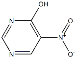 5-nitropyrimidin-4-ol,,结构式