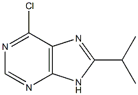 6-chloro-8-(1-methylethyl)-9H-purine Structure
