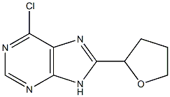 6-chloro-8-(tetrahydrofuran-2-yl)-9H-purine Structure