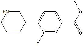 methyl 3-fluoro-4-piperidin-3-ylbenzoate|