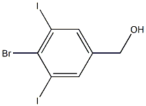 (4-bromo-3,5-diiodophenyl)methanol Structure