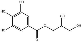 1-O-Galloyl-glycerol 化学構造式