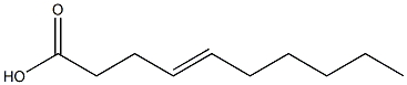 Decen-4-oic acid Structure