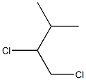 1,2-ジクロロ-3-メチルブタン 化学構造式