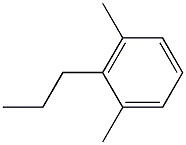 1,3-ジメチル-2-プロピルベンゼン 化学構造式