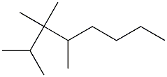 2,3,3,4-tetramethyloctane Structure