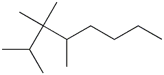 2,3,3,4-テトラメチルオクタン 化学構造式