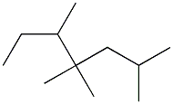 2,4,4,5-tetramethylheptane Structure