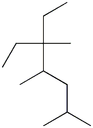 2,4,5-trimethyl-5-ethylheptane,,结构式