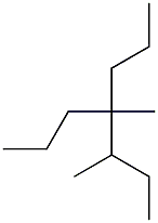 3,4-dimethyl-4-propylheptane Structure
