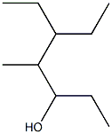 4-methyl-5-ethyl-3-heptanol,,结构式