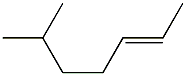 6-methyl-trans-2-heptene Structure