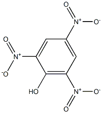 PICRIC ACID WITH 33% WATER Structure