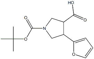 BOC-4-(2-FURANYL)-PYRROLIDINE-3-CARBOXYLIC ACID|