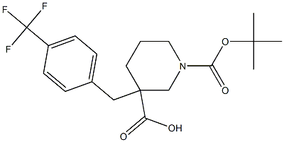 1-BOC-3-(4-TRIFLUOROMETHYL-BENZYL)-PIPERIDINE-3-CARBOXYLIC ACID