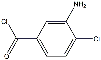 3-AMINO-4-CHLOROBENZOYL CHLORIDE Structure