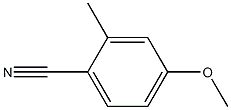 2-METHYL-4-METHOXY BENZONITRILE 结构式